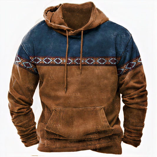 Landon| Men Spring Casual Pattern Hooded Hoodie