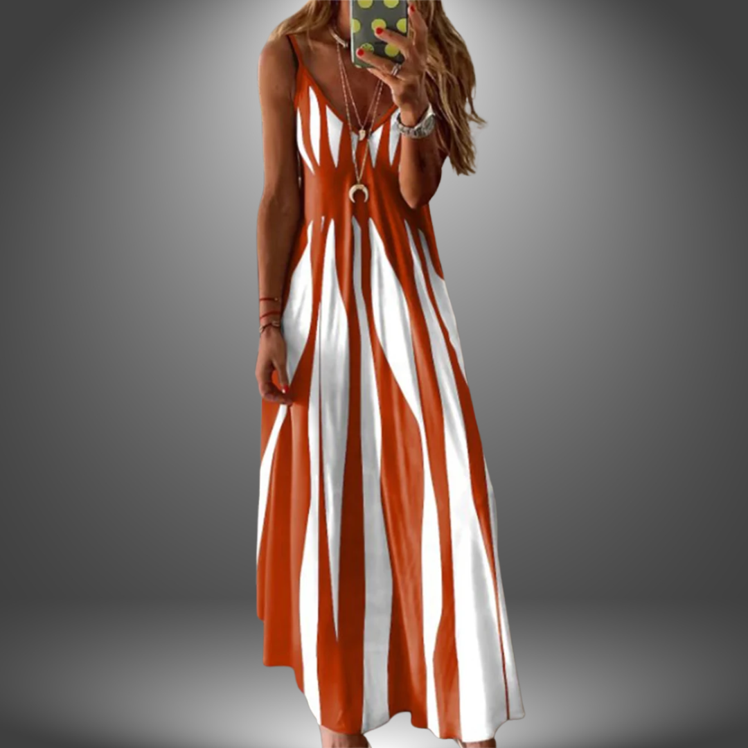 Image of Violet | Women's Spaghetti Strap A-Line Maxi Dress