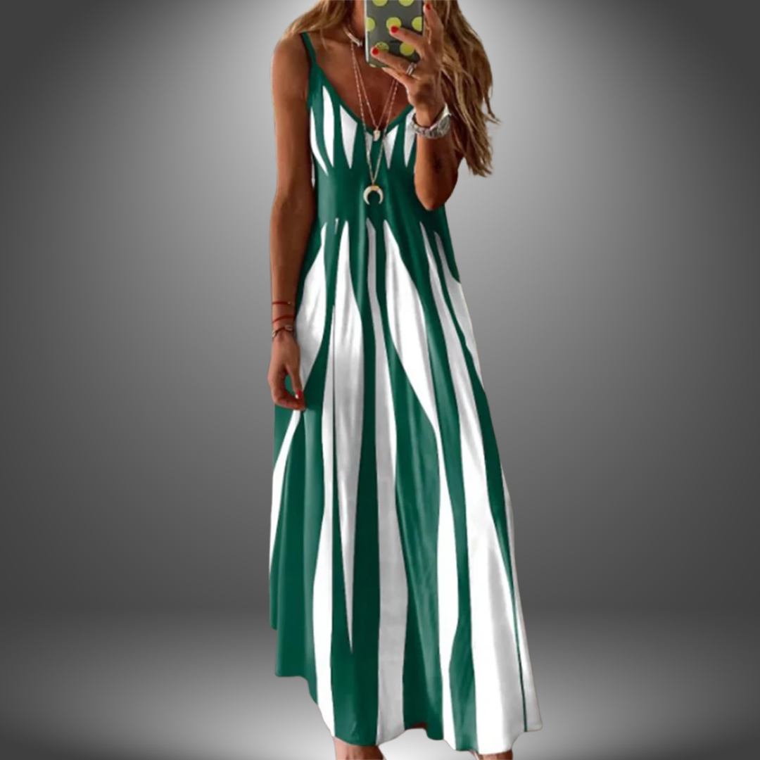 Image of Violet | Women's Spaghetti Strap A-Line Maxi Dress