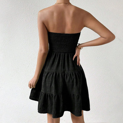 Image of Violet | Women's Strapless A-Line Mini Dress