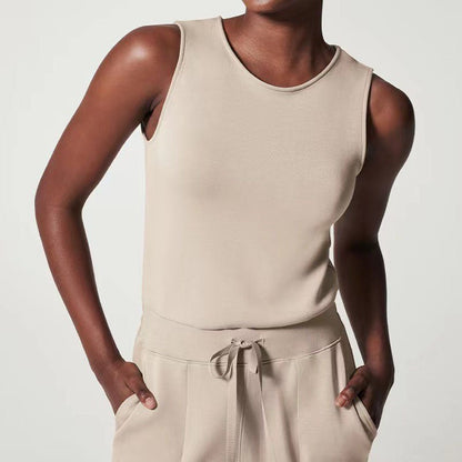 Women's Sleeveless Wide Leg Jumpsuit