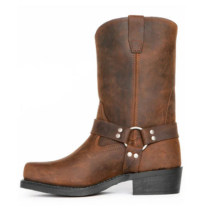 Men's Waterproof Cowboy Boots - Fashinoza