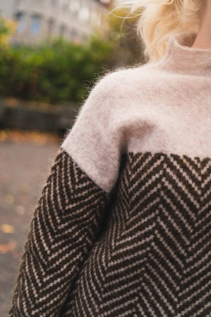 Riley | Women Winter Patterned Turtleneck Sweater
