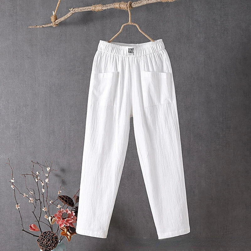 Charlotte | Women’s Summer Relaxed Fit Pocket Pants