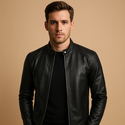 Men's Waterproof Biker Jacket - 
Fashinoza