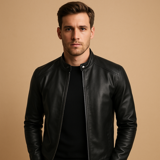 Men's Waterproof Biker Jacket - 
Fashinoza