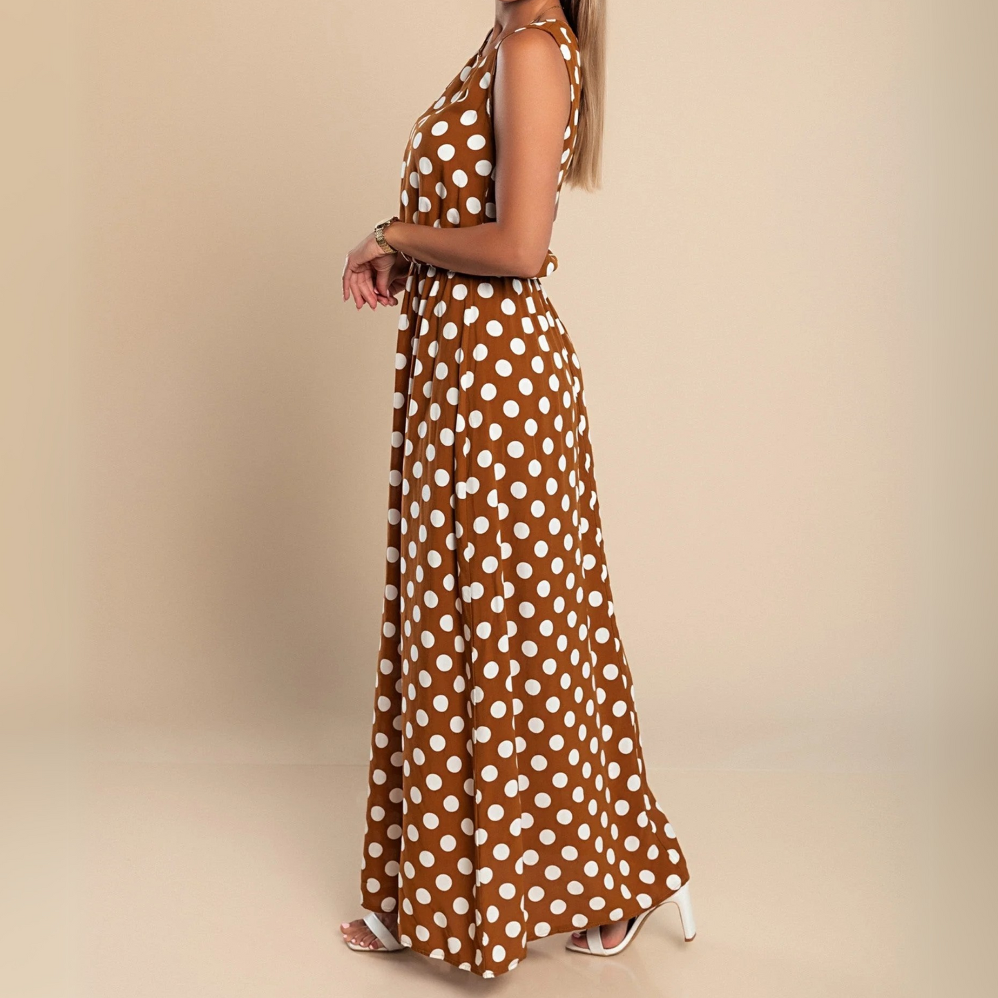 Women's Sleeveless Maxi Dress