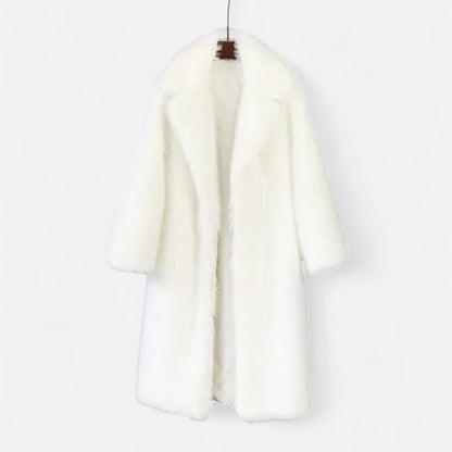 Caroline| Women's Cozy Long Fur Coat for Winter