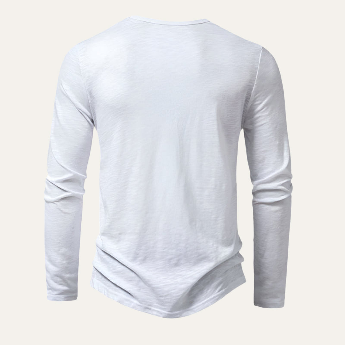 Men's Long Sleeve Cotton Polo Shirt