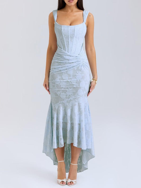 Women's Strappy Bodycon Midi Dress - Fashinoza