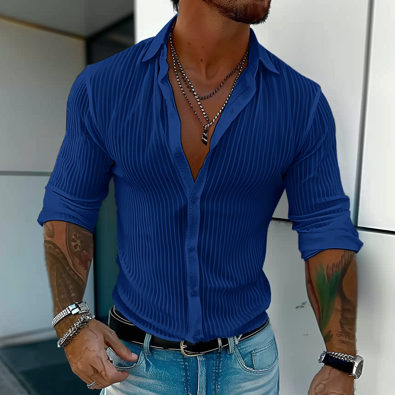 Image of Wilson | Men's Slim Fit Button-Down Shirt