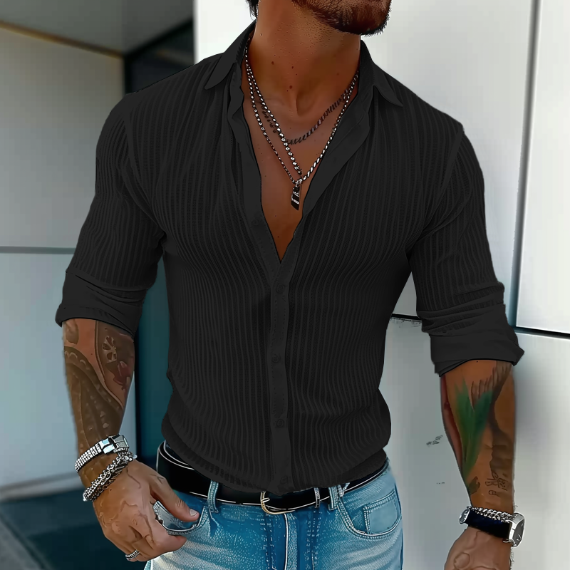 Wilson Men's Slim Fit Button Down Shirt - Fashinoza
