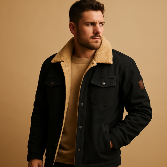 Men's Winter Bomber Jacket - 
Fashinoza