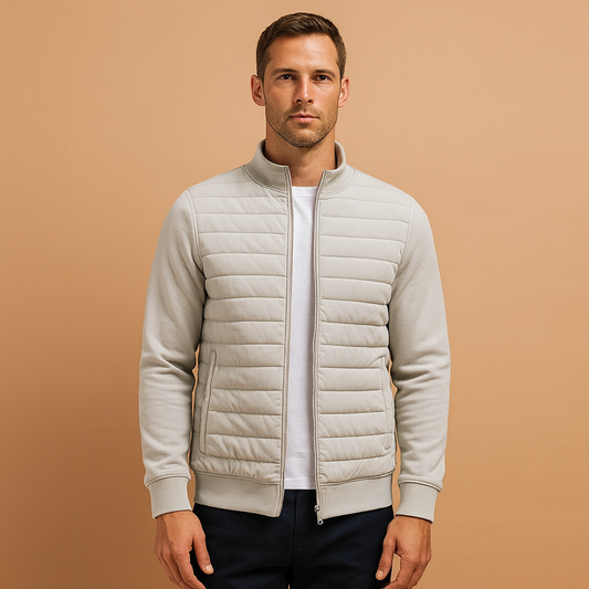 Men's High Collar Winter Jacket - 
Fashinoza