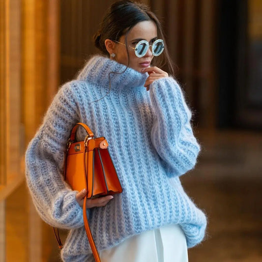 Women's Oversized Sweater - 
Fashinoza