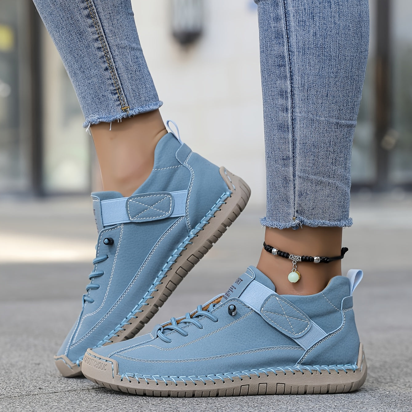 Image of Women's Lace-Up Ankle Sneakers