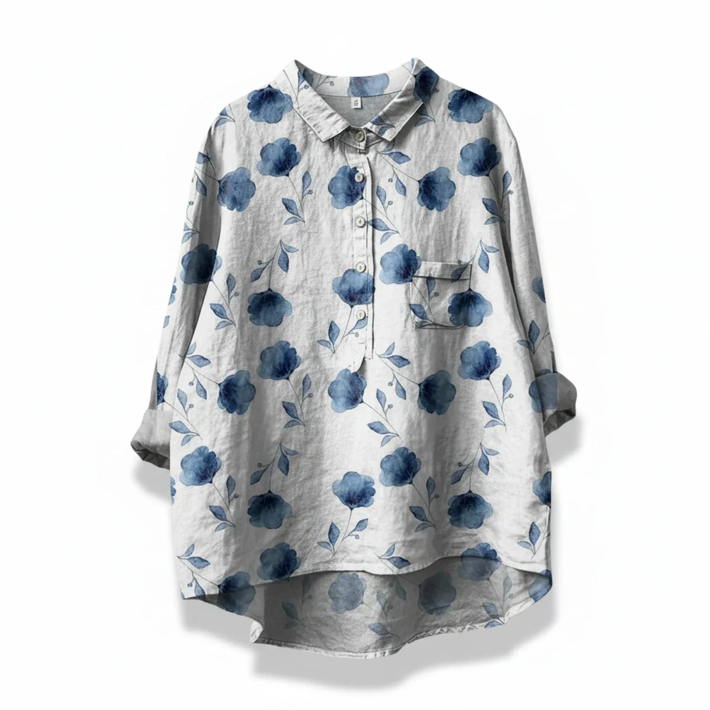 Bella | Women Summer Floral Button Blouse Top