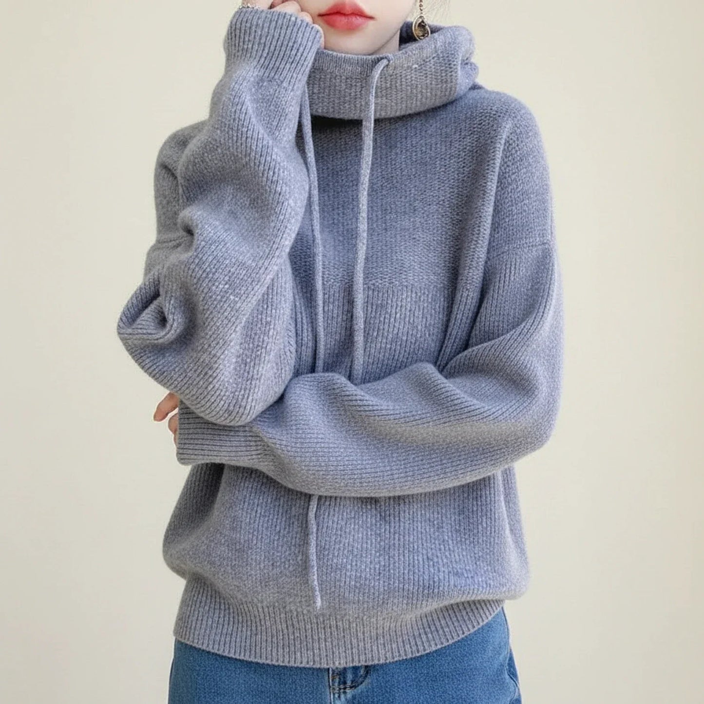 Jenna | Women's Hooded Cozy Spring Sweater