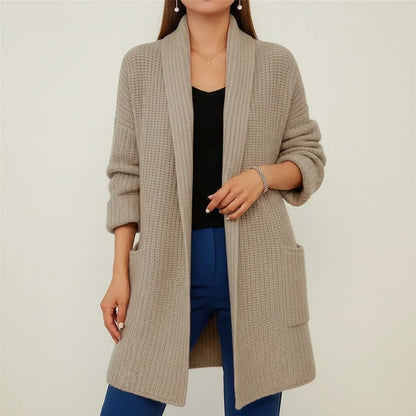 Ella | Women Spring Open Front Long Cardigan