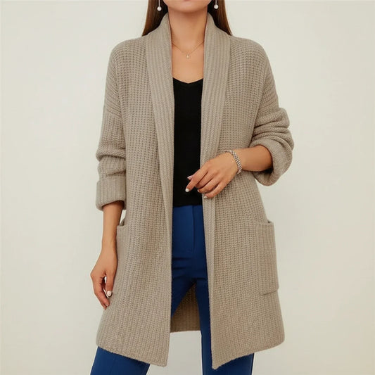 Ella | Women Spring Open Front Long Cardigan