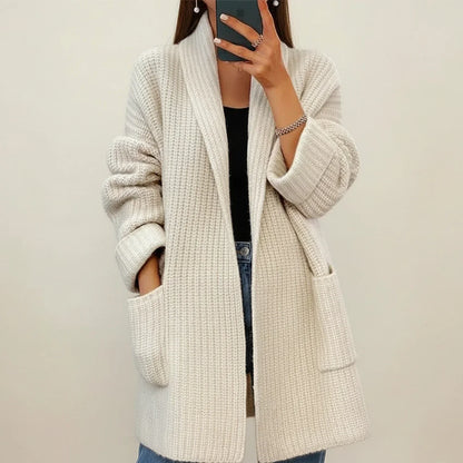 Ella | Women Spring Open Front Long Cardigan