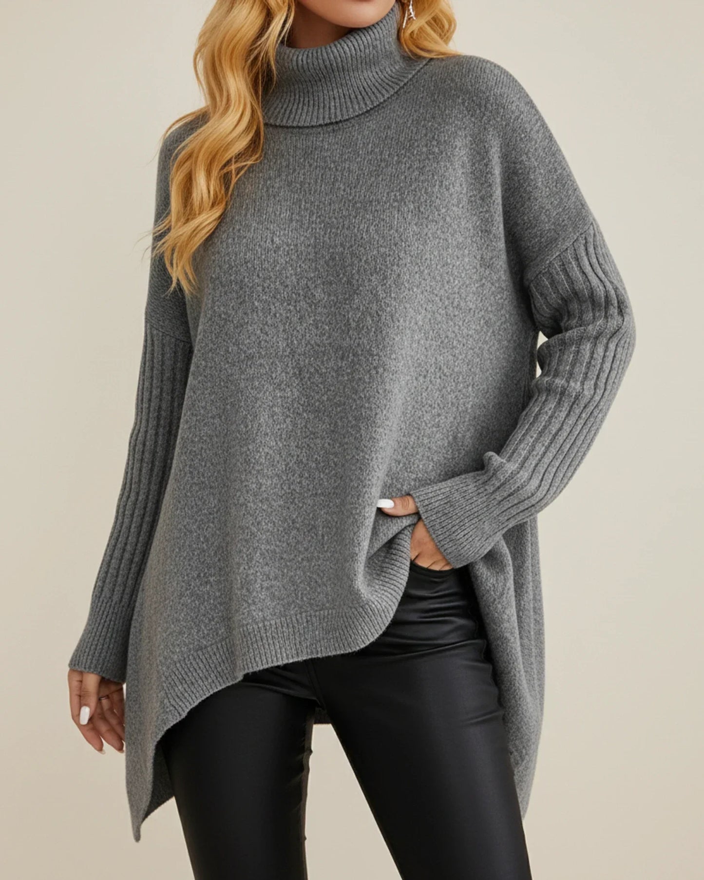 Kylie | Women's Spring Turtleneck Sweater