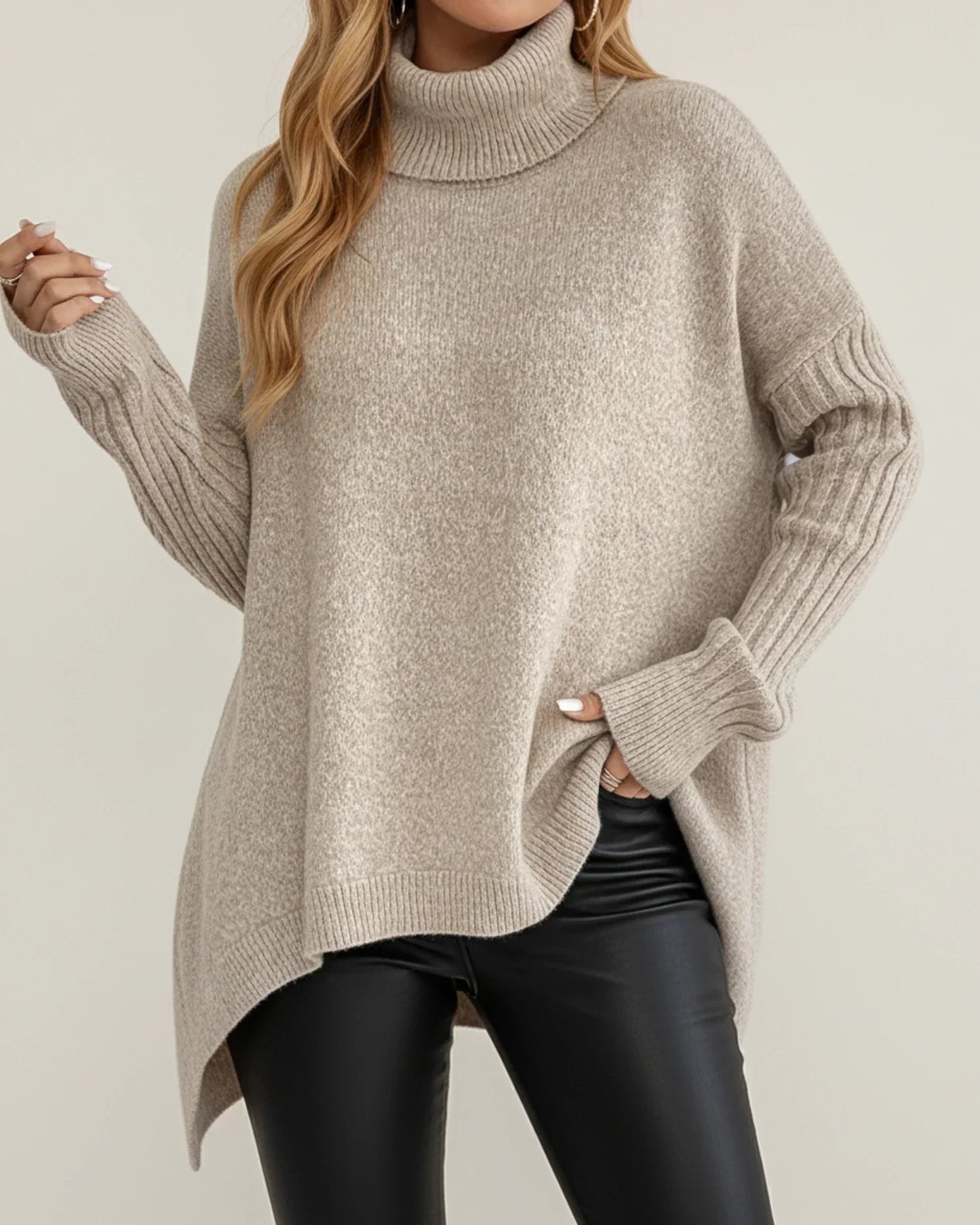 Kylie | Women's Spring Turtleneck Sweater