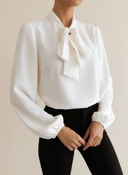 Chloe | Women Summer Bow Tie Blouse Top
