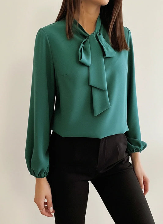 Chloe | Women Summer Bow Tie Blouse Top
