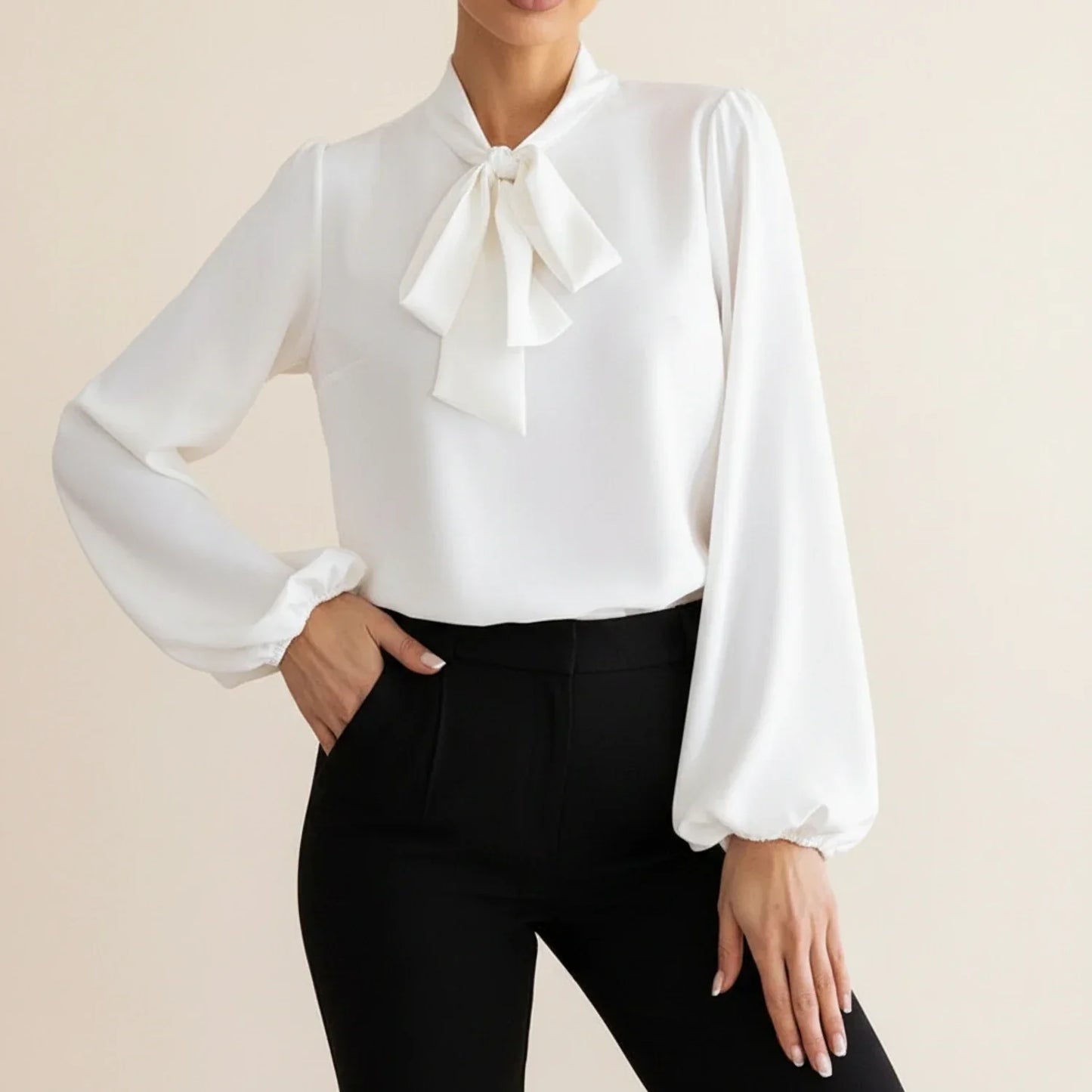 Chloe | Women Summer Bow Tie Blouse Top