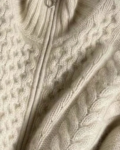 Evelyn | Women Spring Zip Front Cardigan