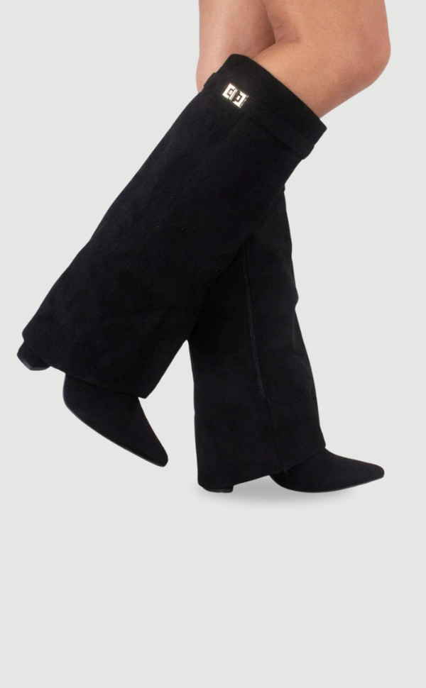 womens-faux-knee-high-boots-with-side-zipper-and-buckle-16