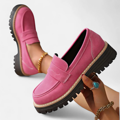 womens-faux-suede-loafers-with-lug-sole-and-moc-toe-3