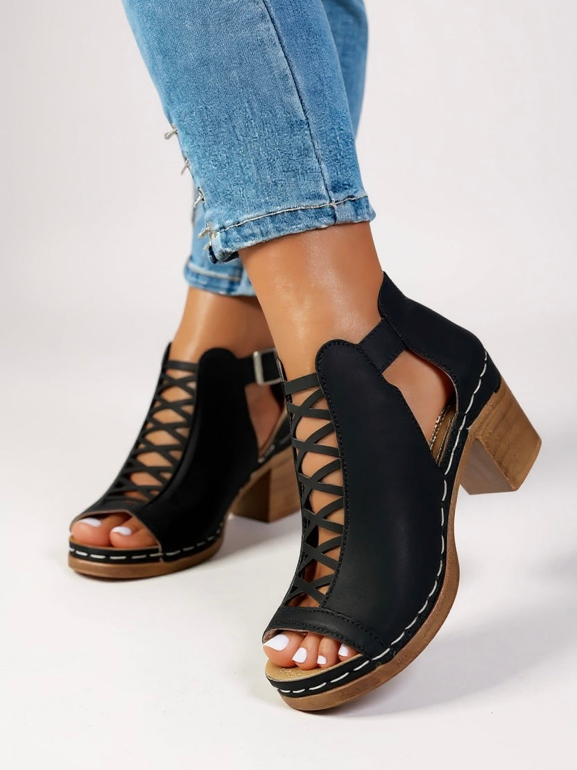 womens-faux-suede-sandals-with-lattice-front-and-buckle-strap-2