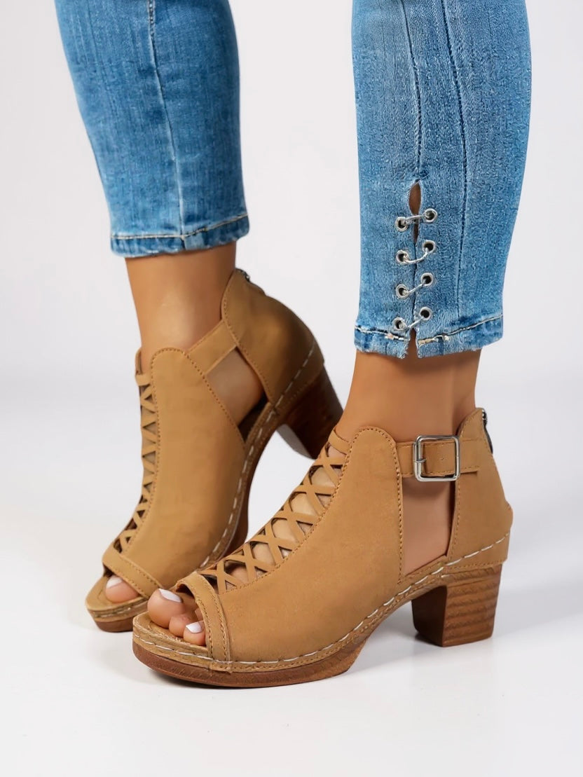 womens-faux-suede-sandals-with-lattice-front-and-buckle-strap-4