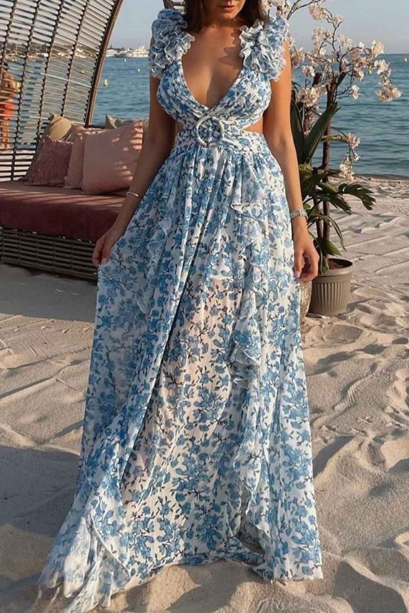 womens-floral-print-maxi-dress-with-ruffle-sleeves-and-waist-cutouts-11