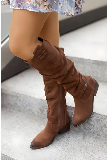 womens-knee-high-faux-suede-boots-with-side-zipper-and-block-heel-2