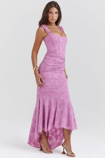 womens-lace-maxi-dress-with-square-neck-and-ruched-hip-3