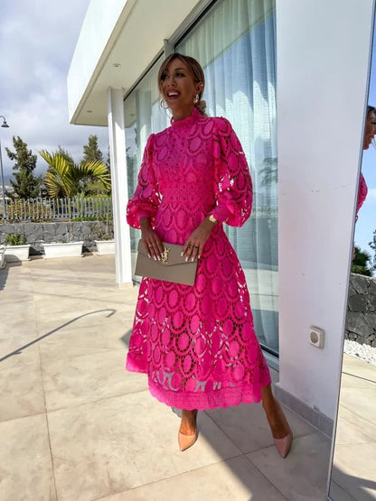 womens-lace-midi-dress-with-long-sleeves-and-mock-neck-7