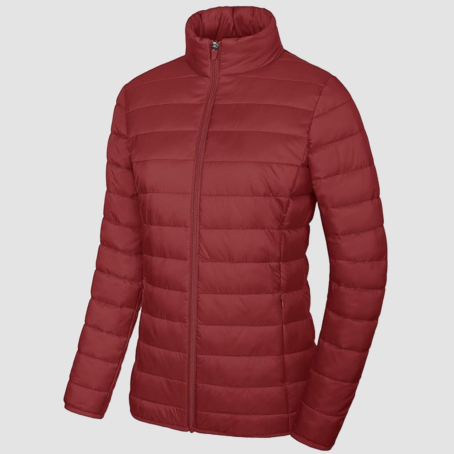 Women's Puffer Jacket Quilted Lightweight Full Zip Winter Coat