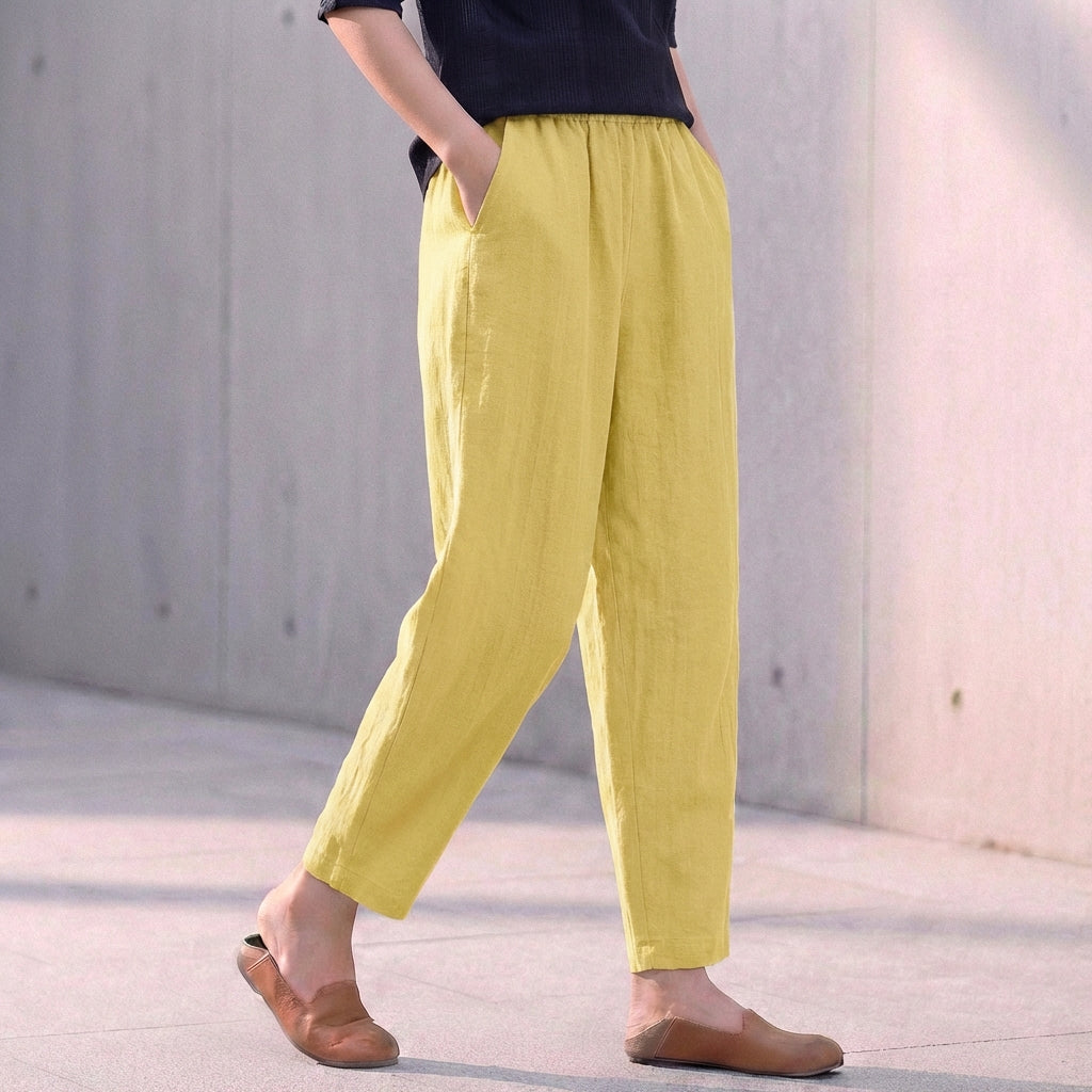 womens-linen-blend-pants-with-elastic-waist-and-side-pockets-3