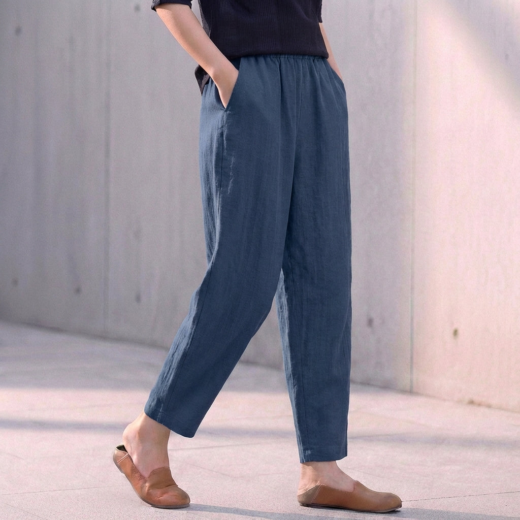 womens-linen-blend-pants-with-elastic-waist-and-side-pockets-6