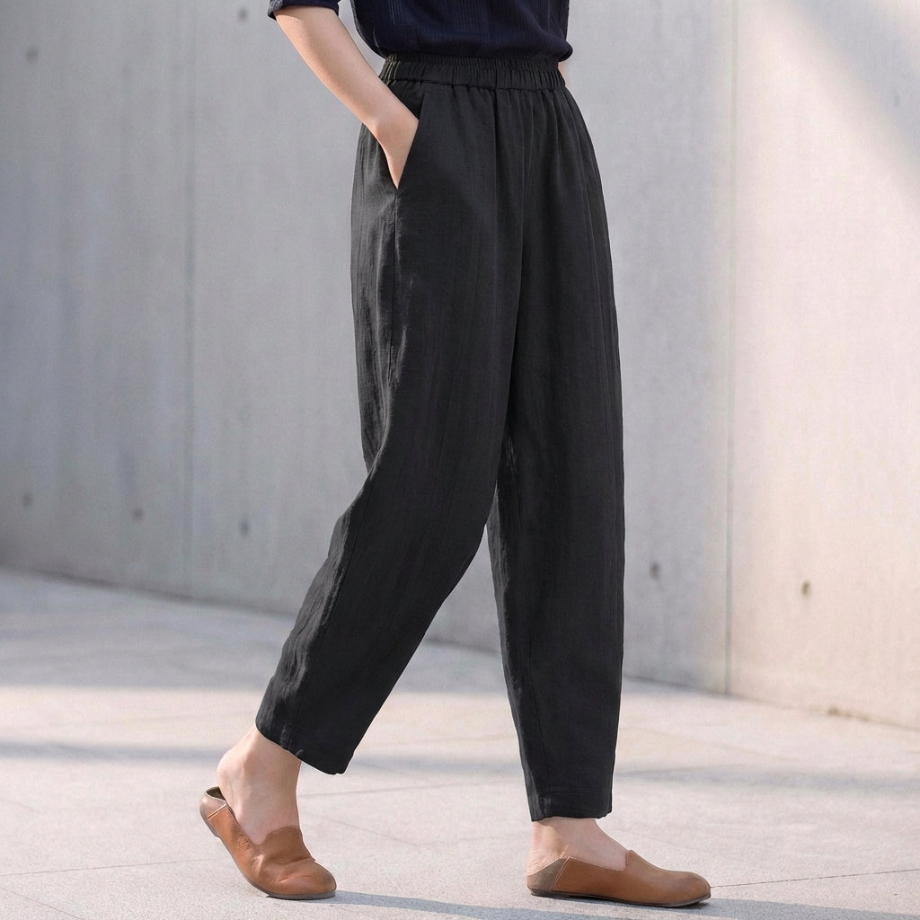 womens-linen-blend-pants-with-elastic-waist-and-side-pockets-7