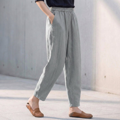 womens-linen-blend-pants-with-elastic-waist-and-side-pockets-9
