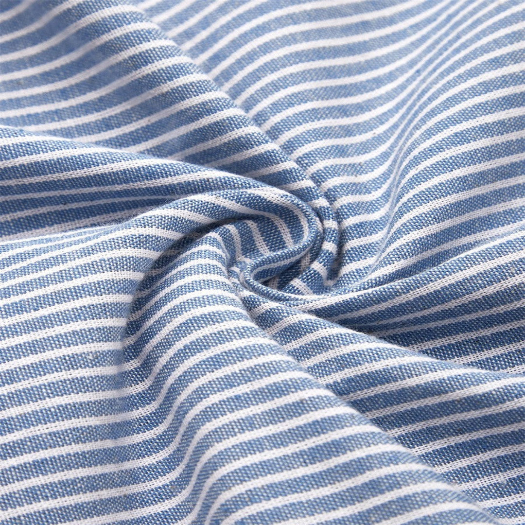 womens-midi-dress-with-striped-woven-material-and-button-trim-4