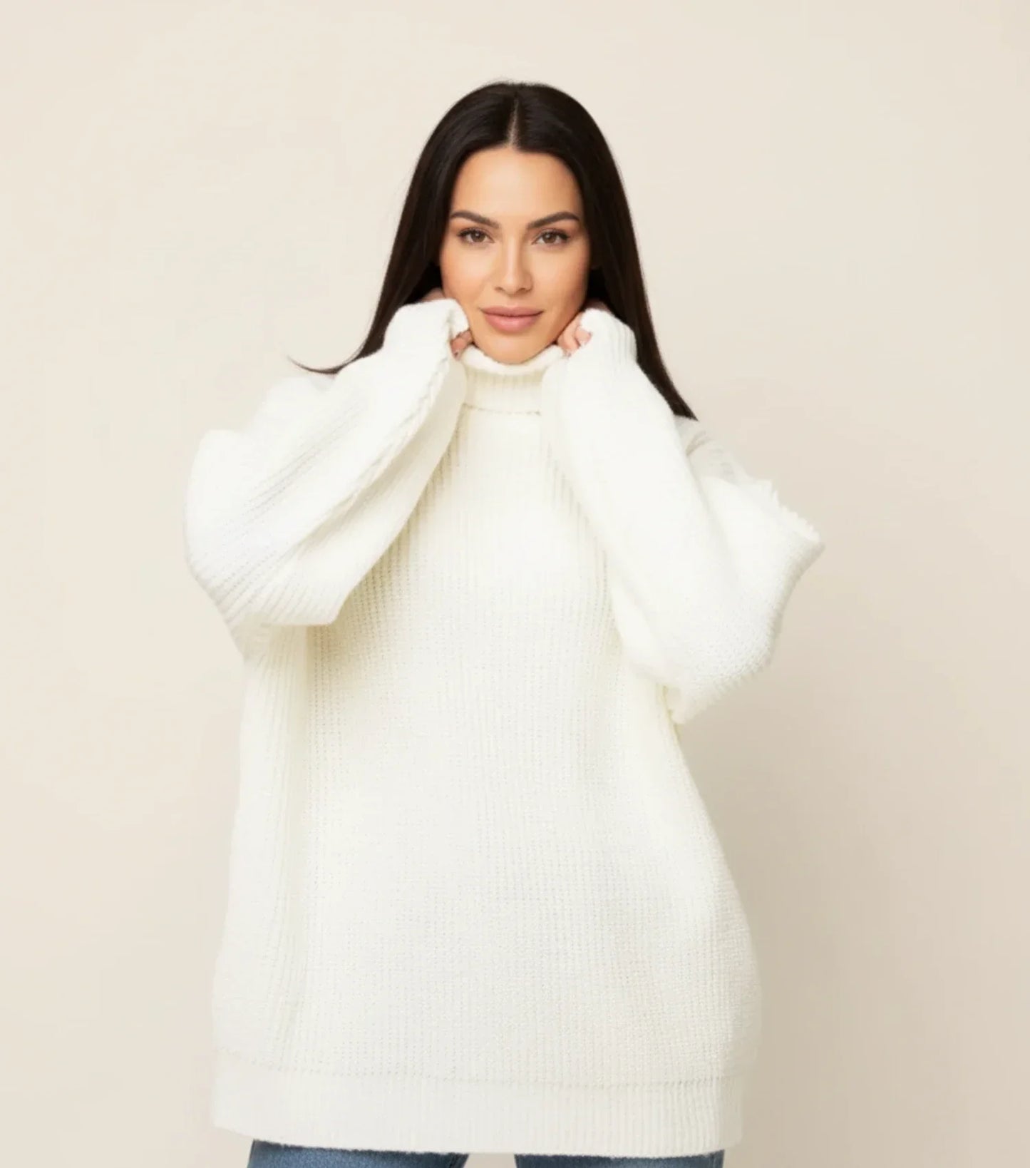 Gabriella | Women's Spring Oversized Chunky Knit Sweater