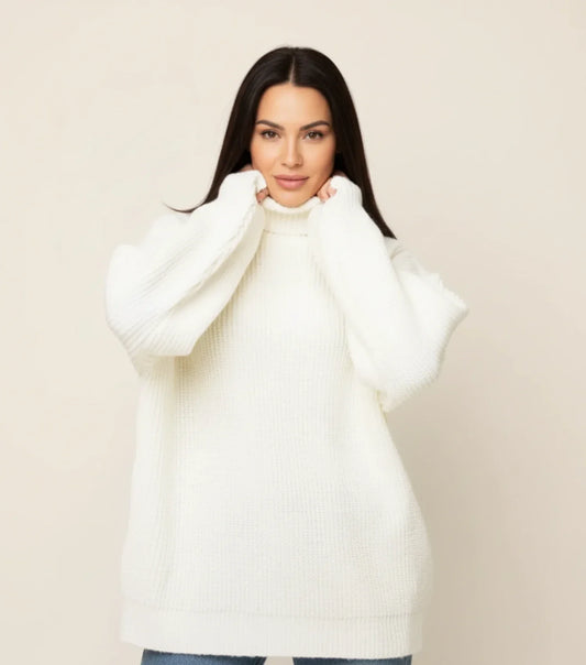 Gabriella | Women's Spring Oversized Chunky Knit Sweater