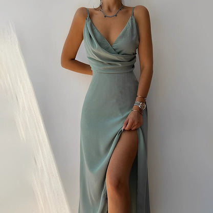 womens-satin-maxi-dress-with-draped-v-neck-and-side-slit-3