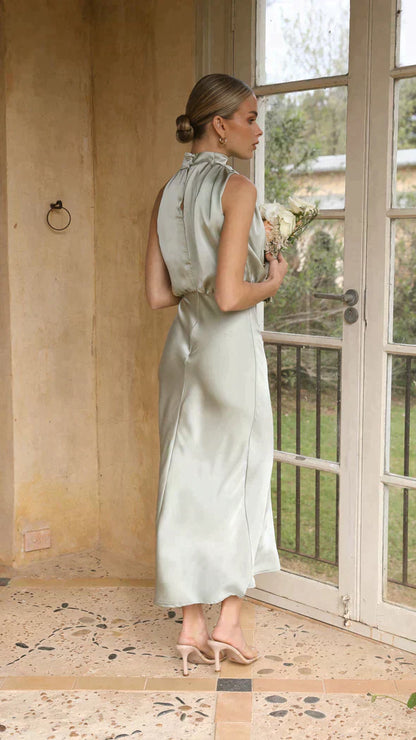womens-satin-midi-dress-with-halter-neck-and-draped-front-4