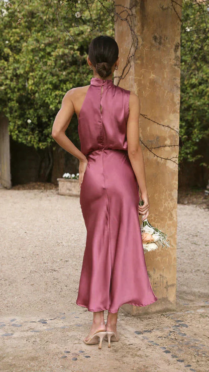 womens-satin-midi-dress-with-halter-neck-and-draped-front-6